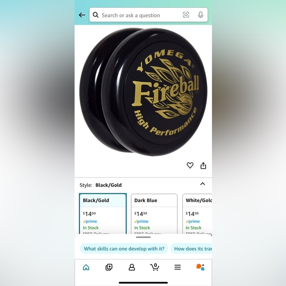 Fireball YoYo BRAND NEW! Black - Picture 5 of 5